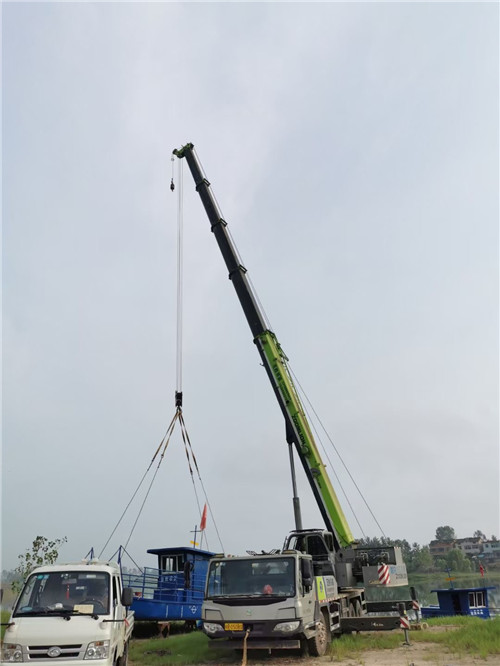 九台区桥梁建设吊装案例